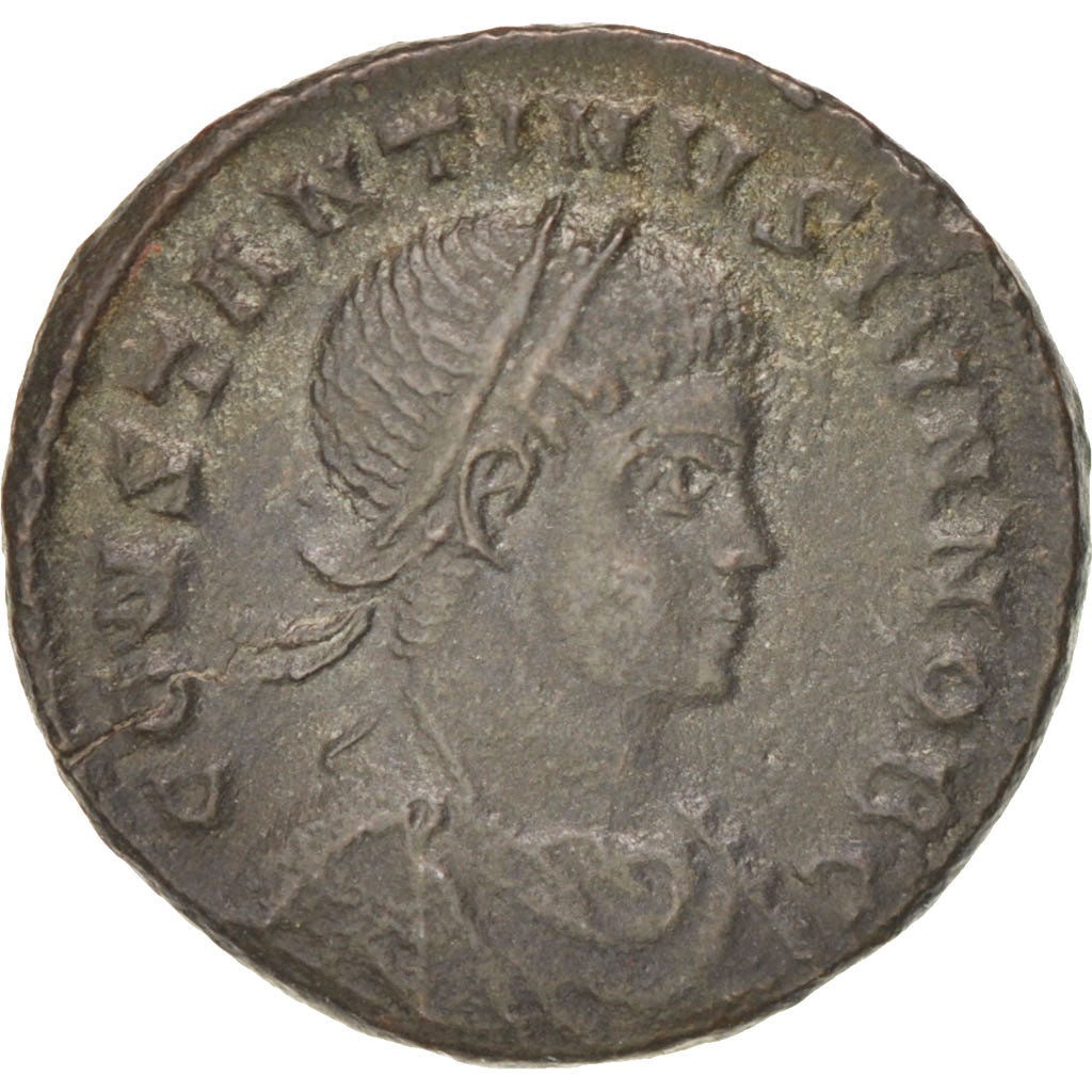 Moneda, Constantine II, Follis, Ticinum, MBC+, Cobre, RIC:172s