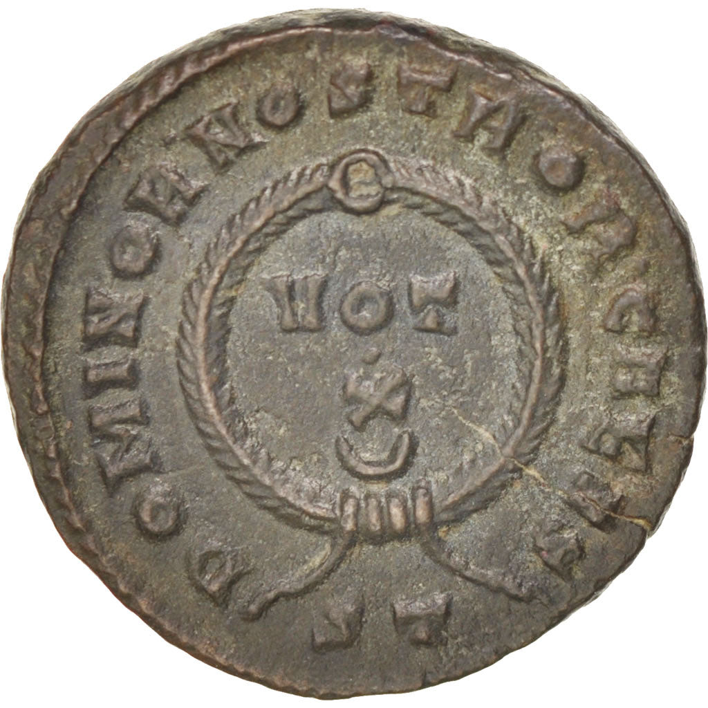 Moneda, Constantine II, Follis, Ticinum, MBC+, Cobre, RIC:172s
