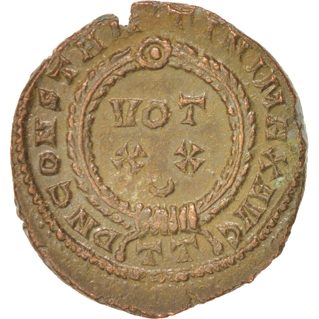 Coin, Constantine II, Follis, Ticinum, AU(50-53), Copper