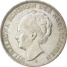 Pays-Bas, Wilhelmina, 2 1/2 Gulden, 1937, KM 165