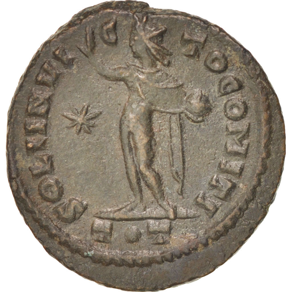 Moneta, Constantine I, Follis, Ticinum, BB+, Rame, RIC:21