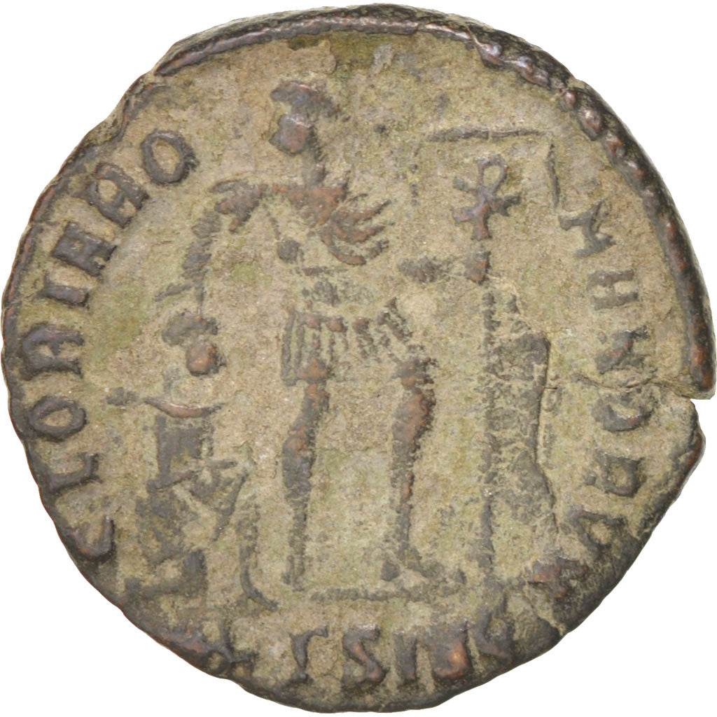 Monnaie, Valentinian I, Nummus, Siscia, TTB+, Cuivre, RIC:5g