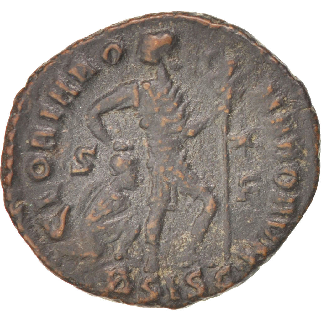 Monnaie, Valentinian I, Nummus, Siscia, TTB+, Cuivre, RIC:5b