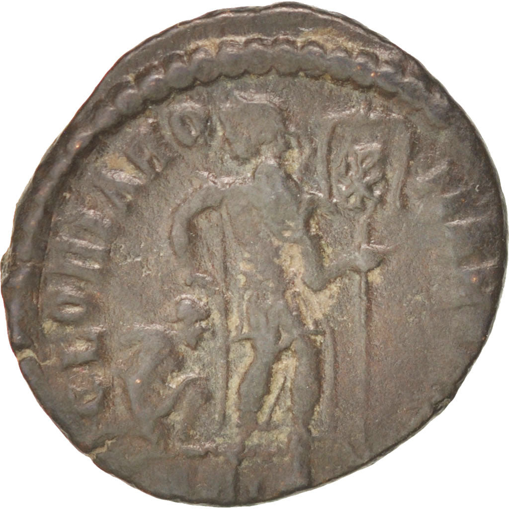 Moneda, Theodosius I, Nummus, Siscia, MBC, Cobre