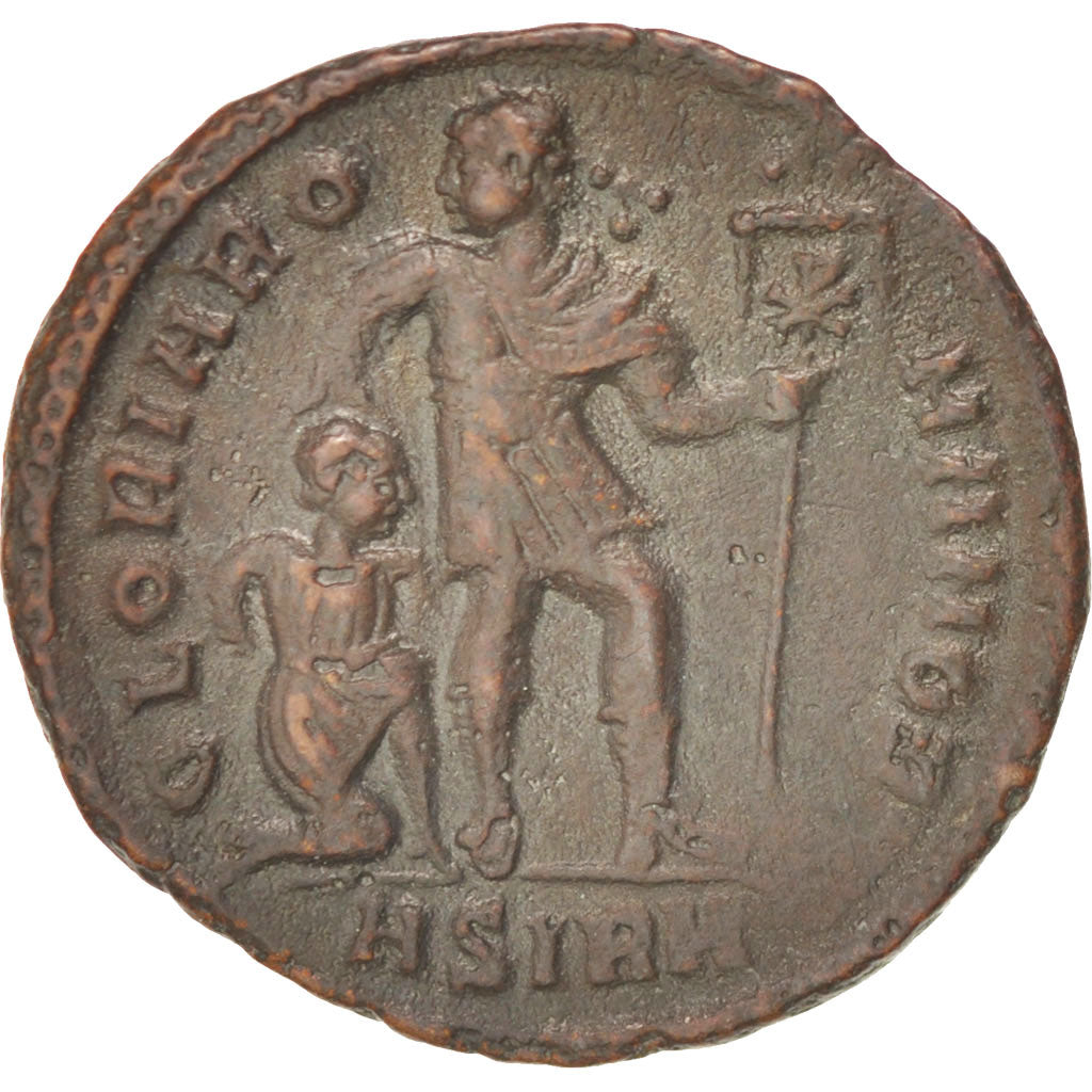 Moneda, Valens, Nummus, Sirmium, SC, Cobre, RIC:4b