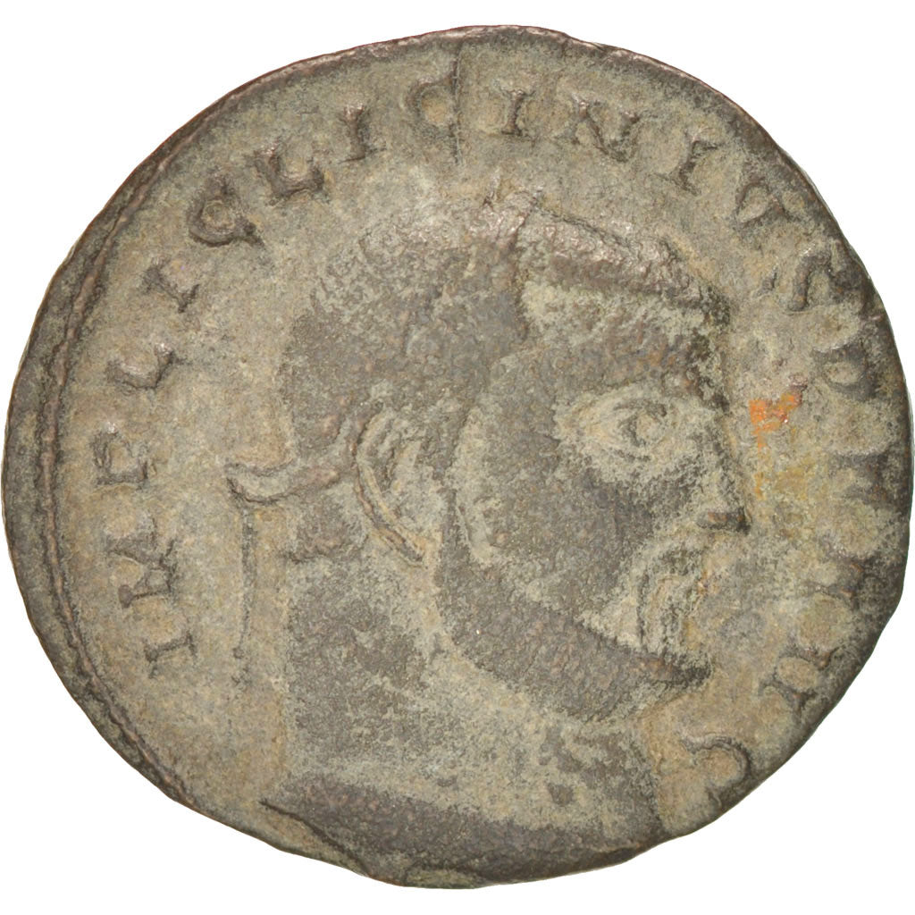 Coin, Licinius I, Follis, Siscia, AU(50-53), Copper, RIC:230a