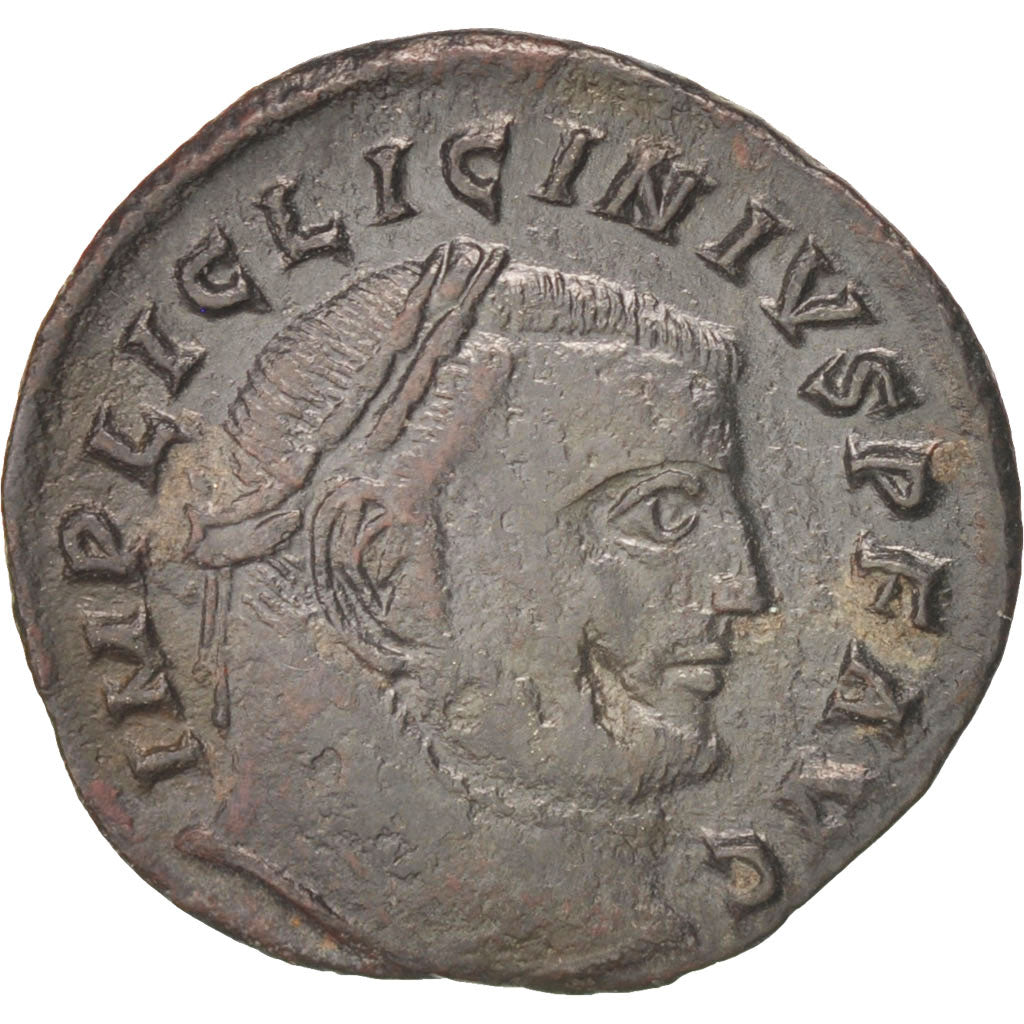 Münze, Licinius I, Follis, Siscia, VZ, Kupfer, RIC:8b