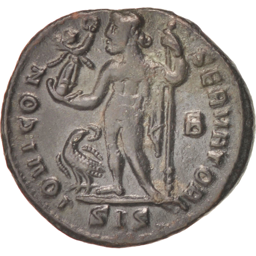 Münze, Licinius I, Follis, Siscia, VZ, Kupfer, RIC:8b