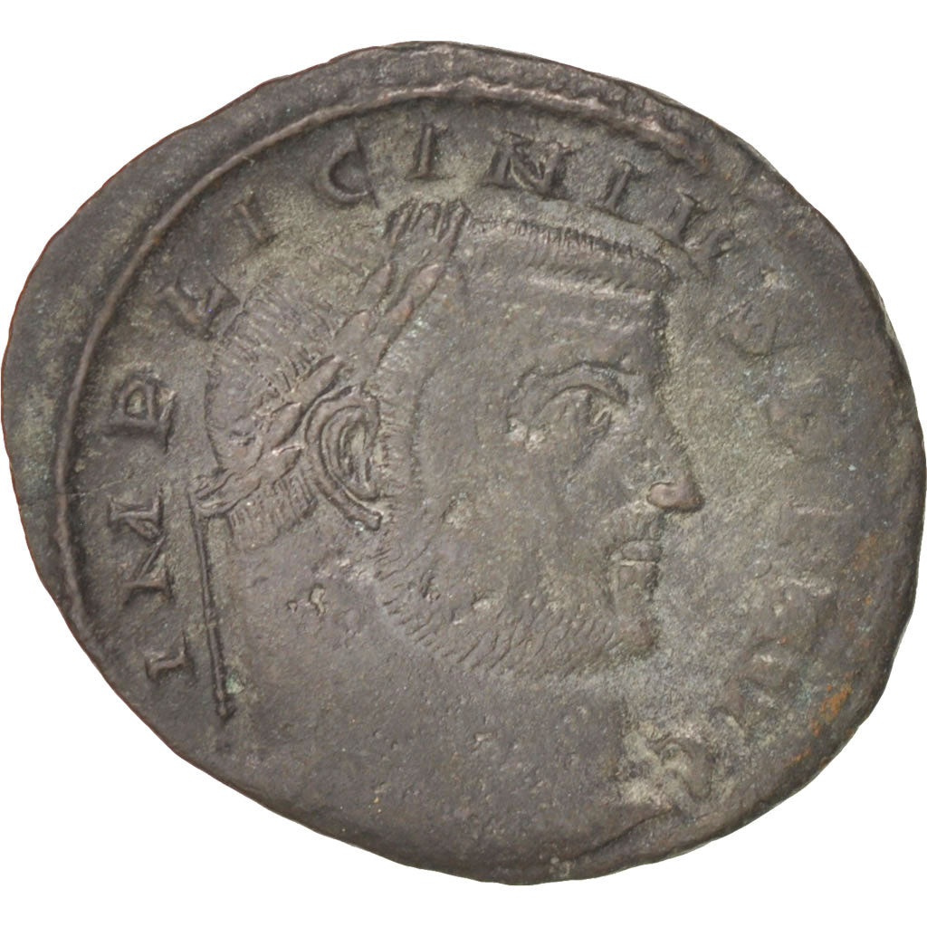 Moneta, Licinius I, Follis, Siscia, AU(50-53), Miedź, RIC:8g