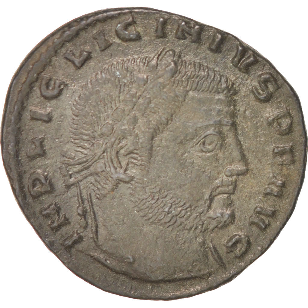 Moneta, Licinius I, Follis, Thessalonica, AU(50-53), Miedź, RIC:51