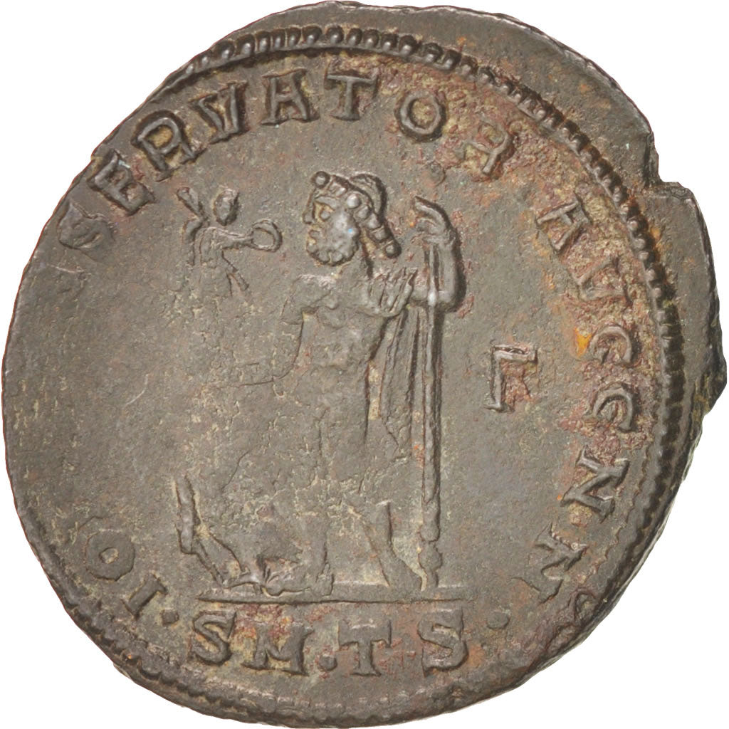 Moneta, Licinius I, Follis, Thessalonica, AU(50-53), Miedź, RIC:54 var.
