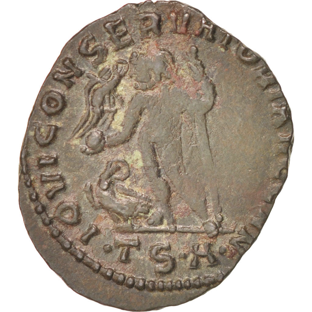 Coin, Licinius I, Follis, Thessalonica, AU(55-58), Copper, RIC:59
