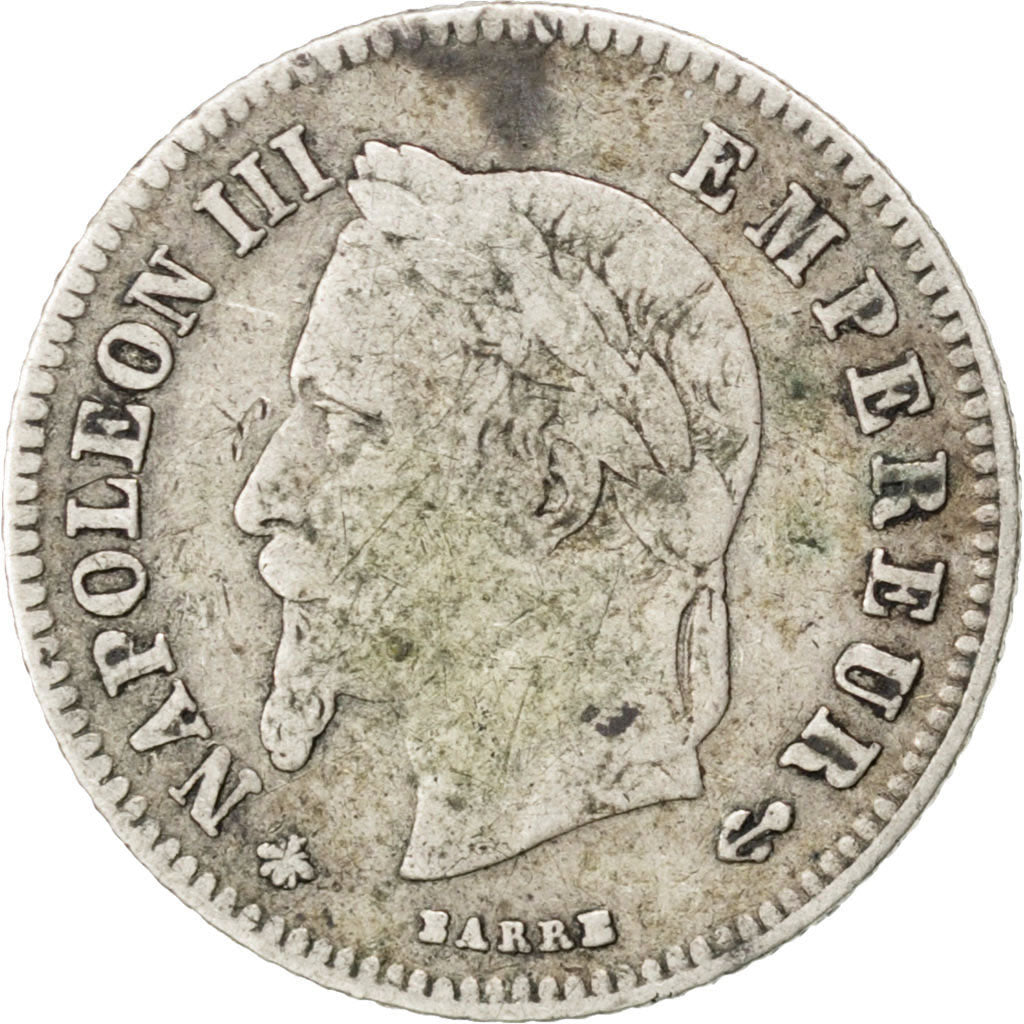 Second Empire, 20 Centimes Napoléon III, 1864 A (Paris), KM 805