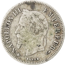 Second Empire, 20 Centimes Napoléon III, 1864 A (Paris), KM 805
