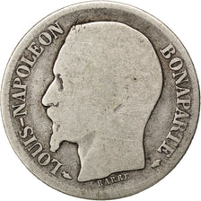 Moneda, Francia, Napoleon III, Napoléon III, Franc, 1852, Paris, BC, Plata