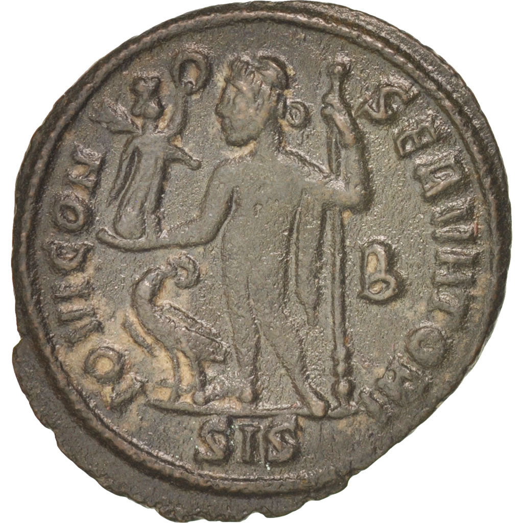 Monnaie, Constantin I, Follis, Siscia, TTB+, Cuivre, RIC:5b