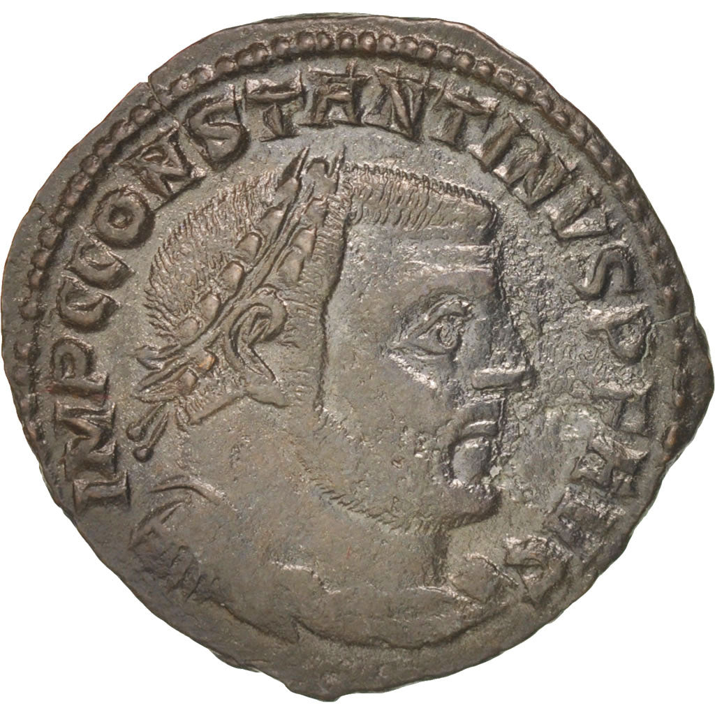 Moneta, Constantine I, Follis, Thessalonica, AU(50-53), Miedź, RIC:61b