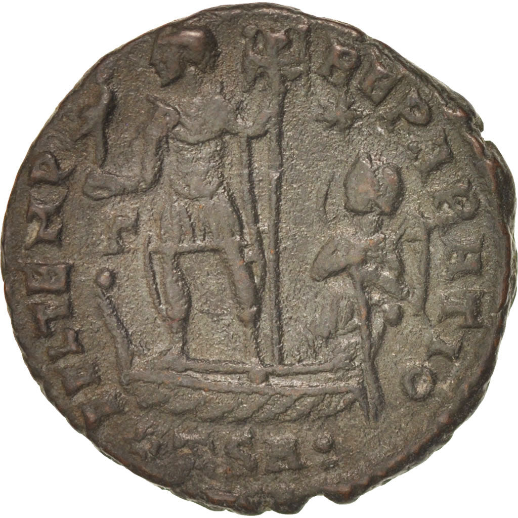 Münze, Constans, Maiorina, Thessalonica, SS, Kupfer, RIC:122