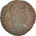 Monnaie, Constantius II, Half Maiorina, Thessalonique, TTB+, Cuivre, RIC:119