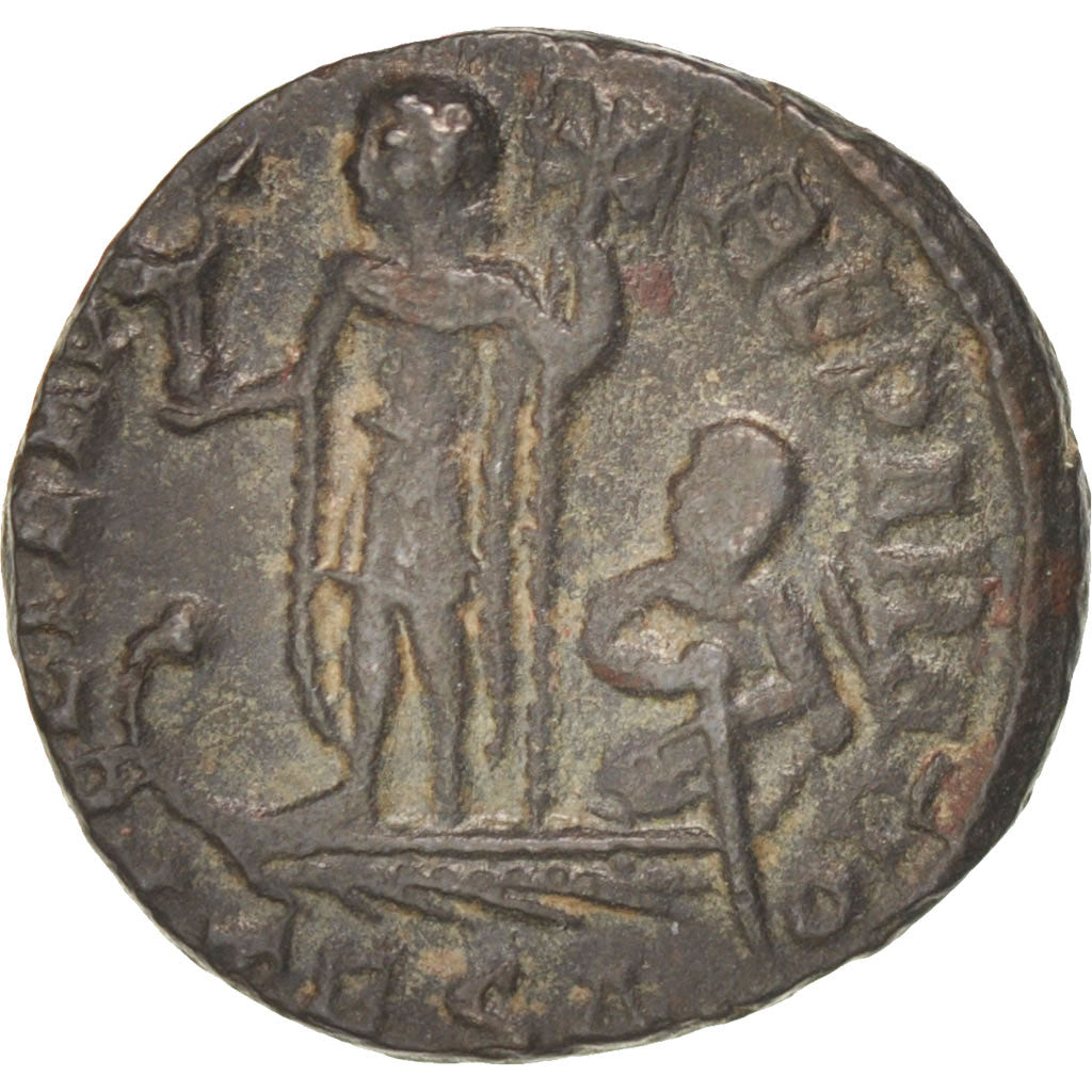 Munten, Constantius II, Half Maiorina, Thessalonica, ZF+, Koper, RIC:119