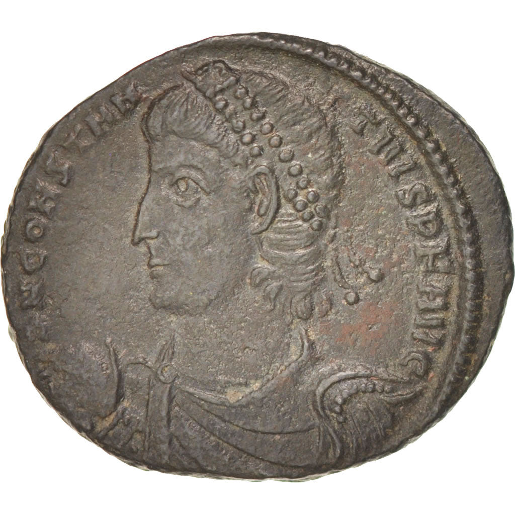 Moneta, Constantius II, Maiorina, Constantinople, AU(50-53), Miedź, RIC:87
