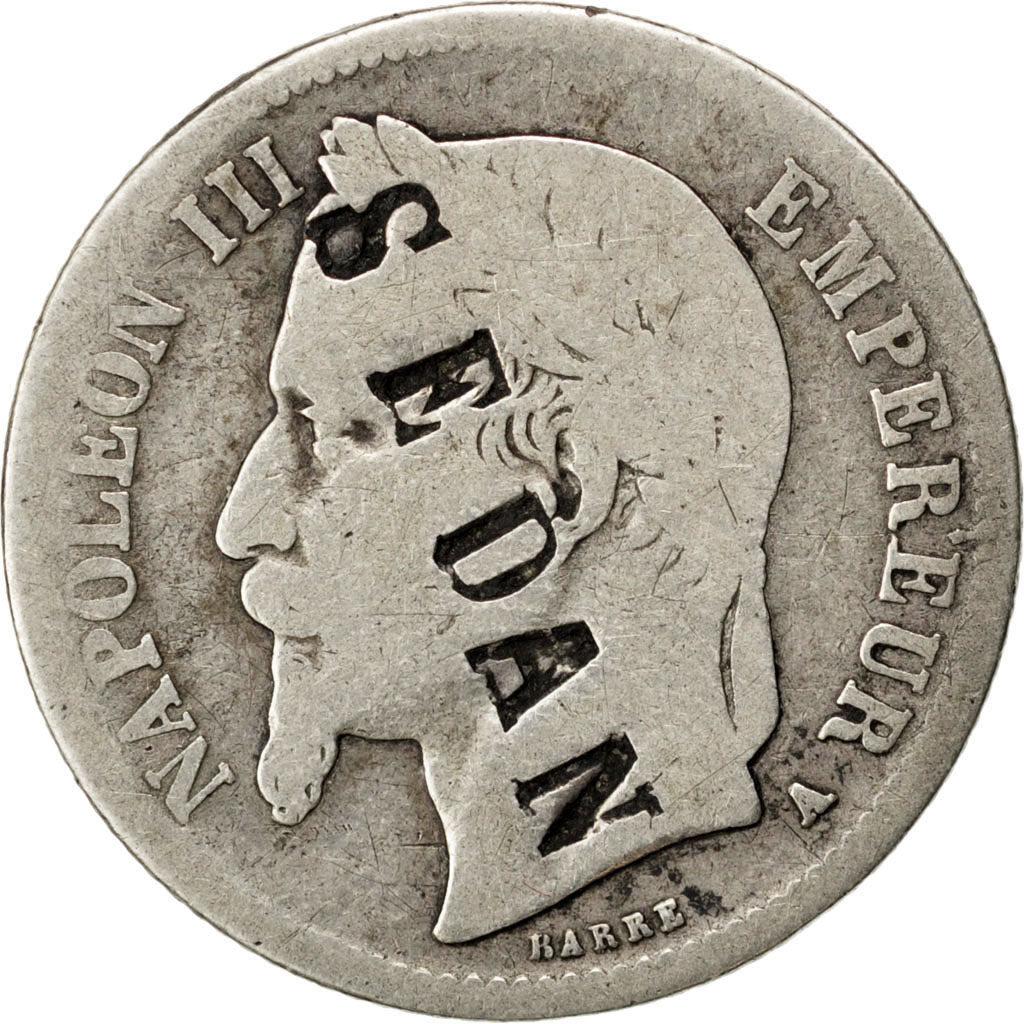 Francia, Napoleon III, Napoléon III, Franc, 1867, Paris, B, Argento, KM:806....