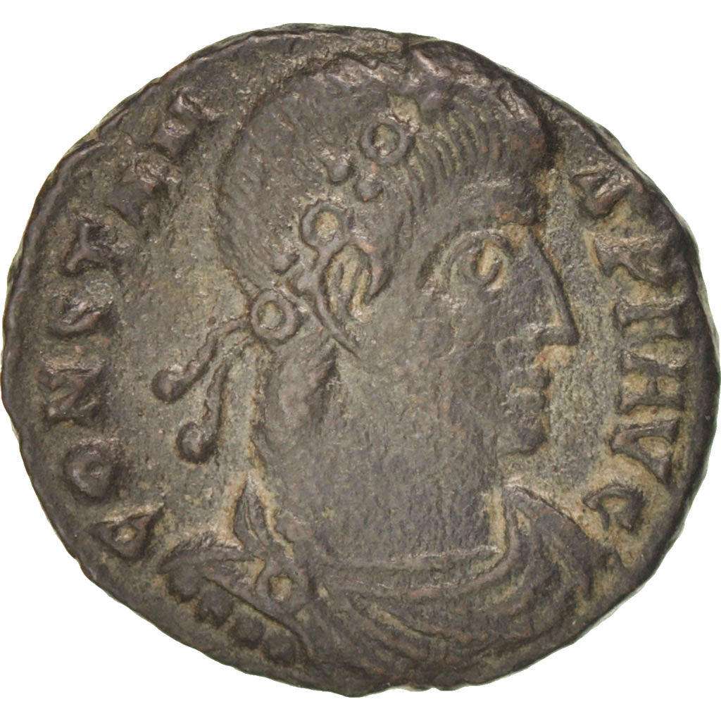 Coin, Constans, Centenionalis, Siscia, AU(50-53), Copper, RIC:195b