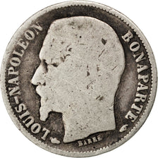 FRANCE, Napoléon III, 50 Centimes, 1852, Paris, KM #793, VG(8-10), Silver, G...