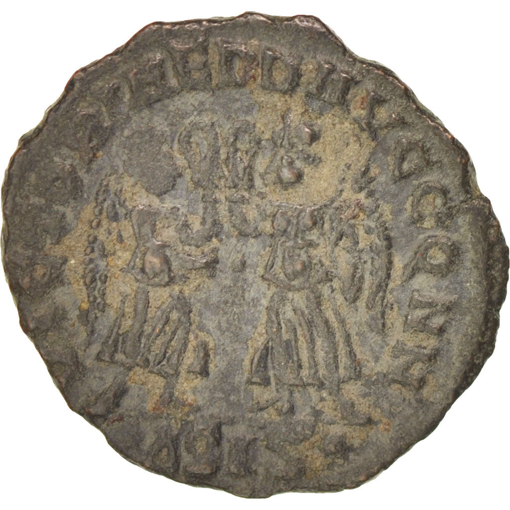 Moneta, Constantius II, Centenionalis, Siscia, AU(50-53), Miedź, RIC:184