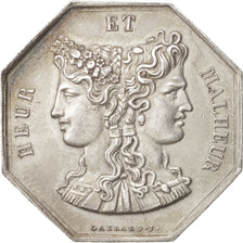 France, Club, Heur et Malheur, Gayrard/De Puymaurin, 30mm, Token