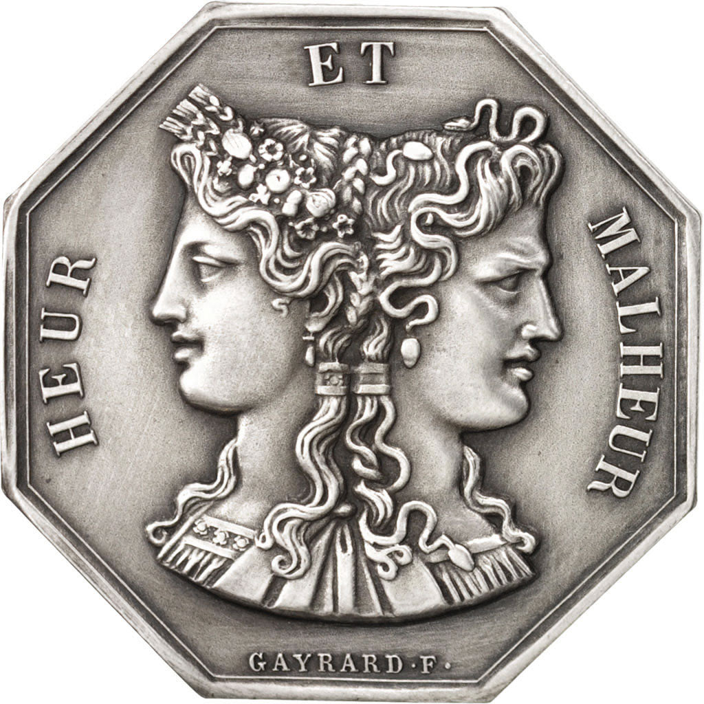 France, Club, Heur et Malheur, Wizard, Gayrard, 30mm, Token