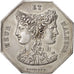 France, Club, Heur et Malheur, Chariot, Gayrard, 30mm, Token