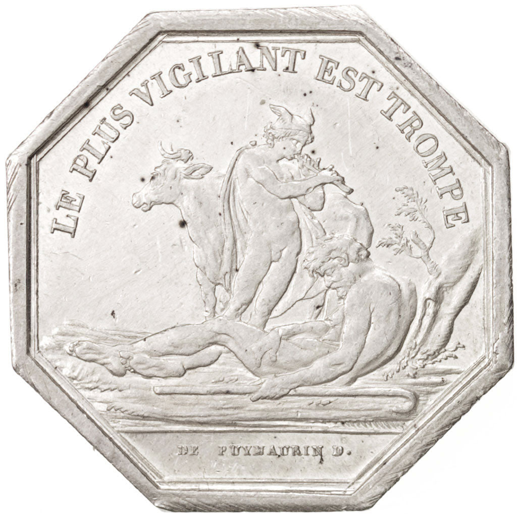 France, Club, Heur et Malheur, Hermes, Gayrard & De Puymaurin, 30mm, Token