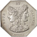 France, Club, Heur et Malheur, Front chariot, Gayrard & De Puymauri, 30mm, Token