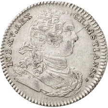 France, Token, Royal, 1737, AU(55-58), Silver, Feuardent:2888 var.