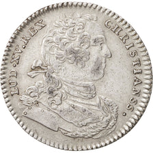 France, Token, Royal, 1737, AU(55-58), Silver, Feuardent:2888 var.