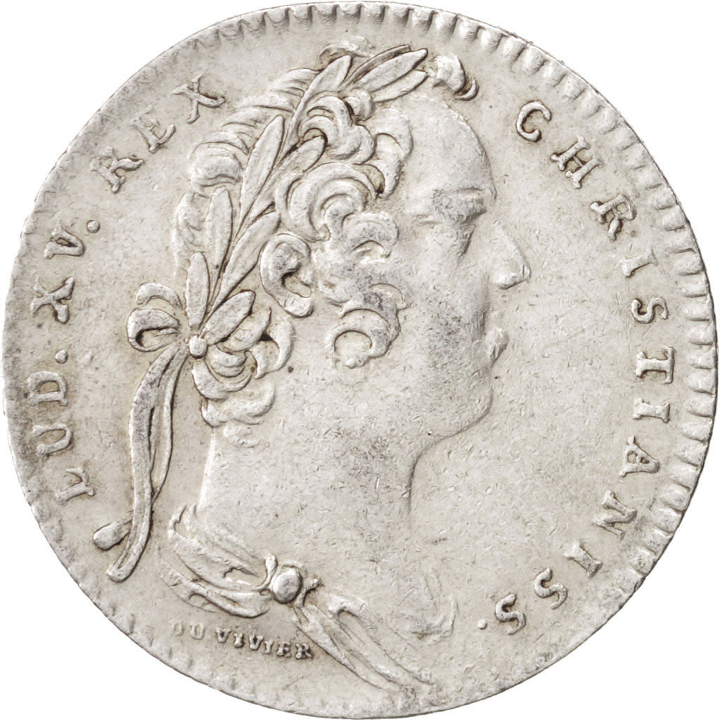 Francia, Token, Royal, 1737, BB+, Argento, Feuardent:2888 var.
