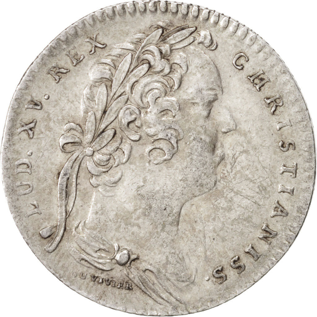 France, Jeton, Royal, 1737, TTB+, Argent, Feuardent:2888 var.