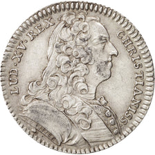 France, Token, Royal, Louis XV, 1737, AU(50-53), Silver, Feuardent:2888