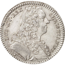 France, Token, Royal, Louis XV, 1737, AU(55-58), Silver, Feuardent:2888