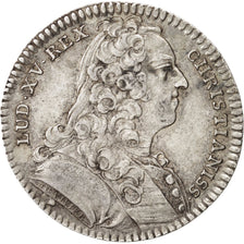 France, Token, Royal, Louis XV, 1737, AU(50-53), Silver, Feuardent:2888