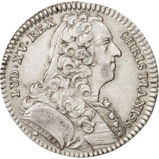 France, Token, Royal, Louis XV, 1737, AU(55-58), Silver, Feuardent:2888