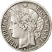 FRANCE, Cérès, Franc, 1871, Bordeaux, KM #822.2, EF(40-45), Silver, 23, Gadoury