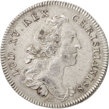 France, Token, Royal, Louis XV, 1749, AU(50-53), Silver