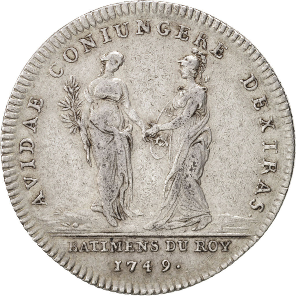 Frankreich, Token, Royal, Louis XV, 1749, SS+, Silber