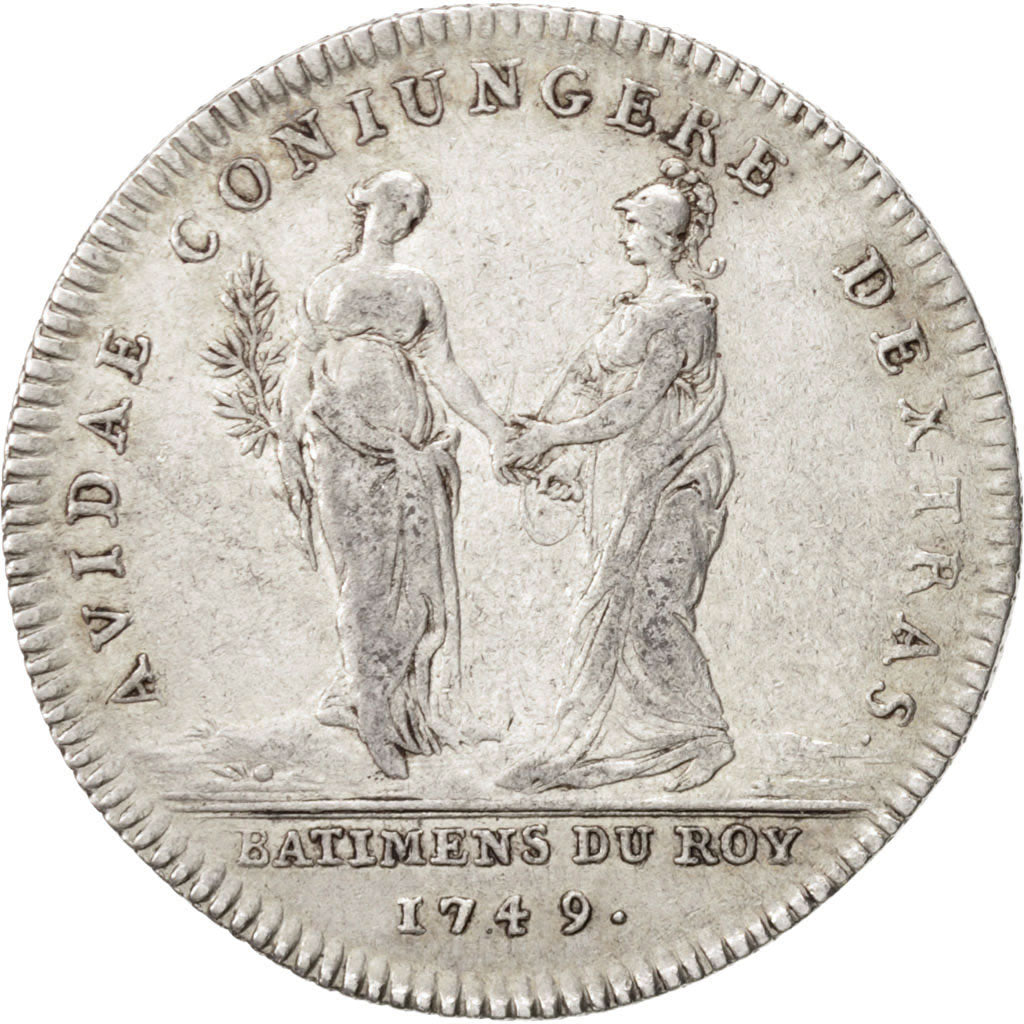 Francia, Token, Royal, Louis XV, 1749, SPL-, Argento