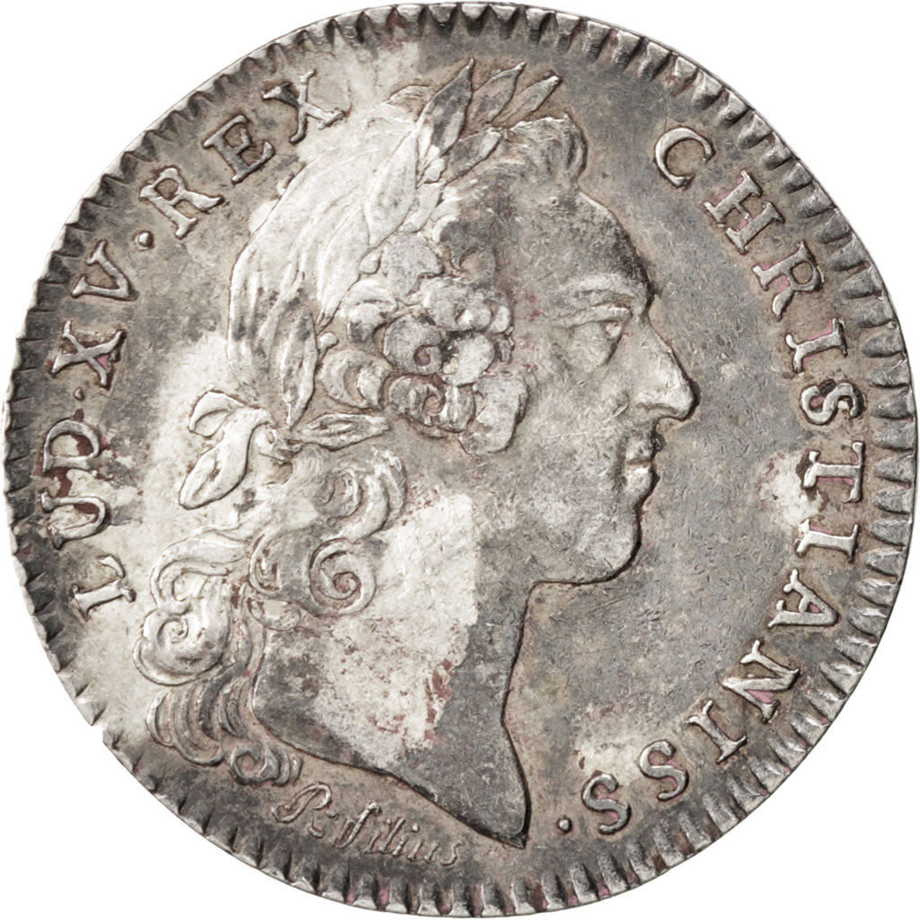 France, Jeton, Royal, Louis XV, 1758, TB+, Argent, Feuardent:858