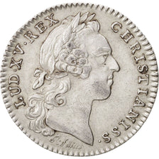 France, Token, Royal, Louis XV, 1758, AU(55-58), Silver, Feuardent:858