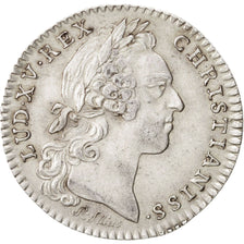 France, Token, Royal, Louis XV, 1758, AU(55-58), Silver, Feuardent:858
