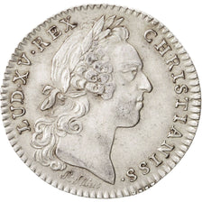 France, Token, Royal, Louis XV, 1758, AU(55-58), Silver, Feuardent:858